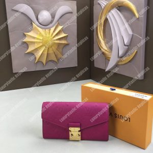 LV Metis Wallet Monogram Empreinte Leather Freesia - Image 7