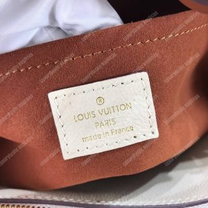 LV Montaigne MM Monogram Empreinte leather Creme - Image 6