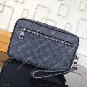 LV Kasai Clutch Damier Graphite Canvas - Image 8