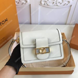 LV Dauphine MM White - Image 4