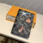 LV Passport Cover Damier Graphite Canvas