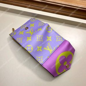 LV Summer 2019 Zoé Wallet Monogram Canvas Pink / Lila - Image 5