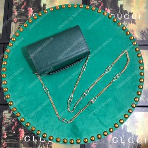 Gucci Zumi Dark Green Smooth Leather Mini Bag - Image 3