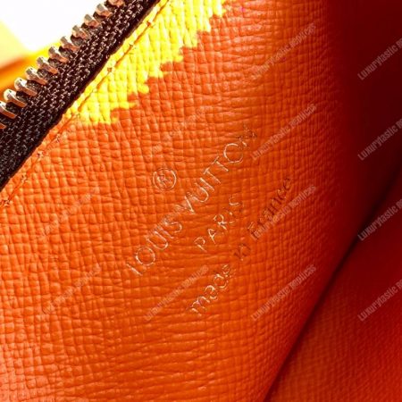 LV Coin Card Holder Orange - Image 7