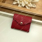 LV Zoé Wallet Monogram Empreinte Scarlet
