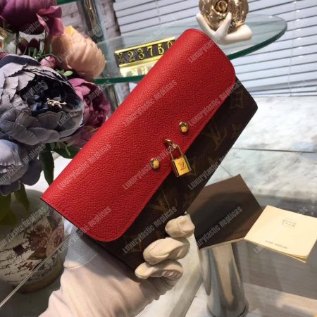 LV Canvas Venus Wallet Monogram Cherry - Image 7