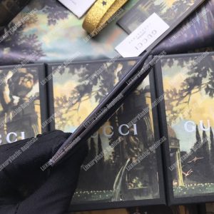 Gucci Card Case With NY Yankees Patch Royal Blue - Image 3