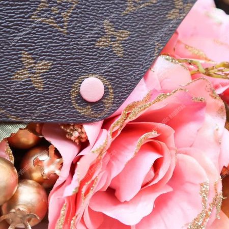 LV Joséphine Wallet Monogram Rose Ballerine - Image 6