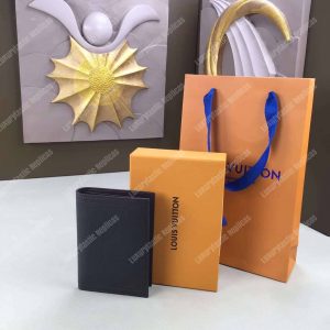 LV Passport Cover Utah Leather Marron - Image 9