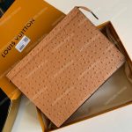 LV Pochette Voyage Ostrich Skin