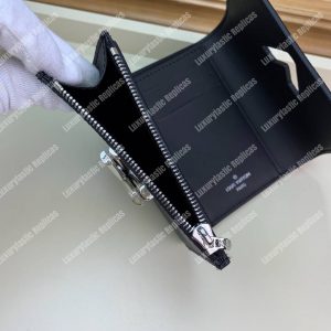 LV Twist Compact Wallet Epi Leather Monogram Noir Tan - Image 5