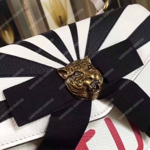 Gucci Osiride Leather Top Handle Bag White - Image 7