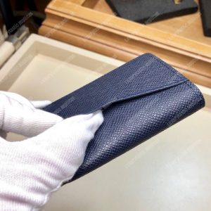 LV Taiga Leather Pocket Organizer Bleu Marine - Image 4