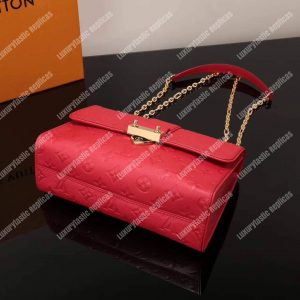 LV Saint Sulpice PM Monogram Empreinte Leather Cerise - Image 7