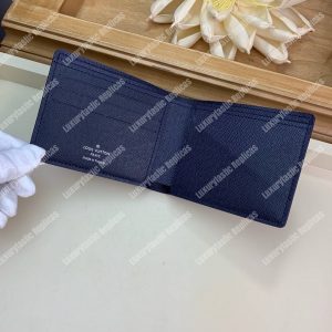 LV Multiple Wallet Epi Leather Marine Bleu Initials - Image 6