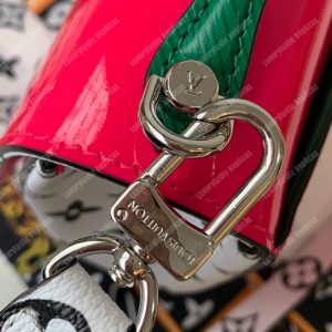 LV Cherrywood BB Smooth Patent Monogram Fuschia - Image 4