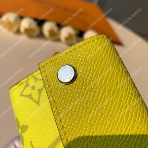 LV Discovery Compact Wallet K45 Taiga Monogram Jaune - Image 6