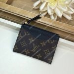 LV Zipped Card Holder Monogram Black