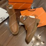 Hermes Veo Ankle Boot Brown