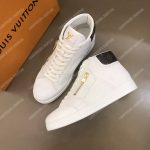 LV Rivoli Zip On The Side Sneaker Boot White