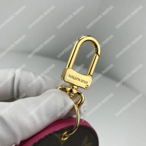 LV Mirror Bag Charm & Key Holder Monogram/Fuchsia - Image 8