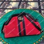 Gucci Re(Belle) Small Shoulder Bag Suede Red