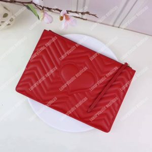Gucci GG Marmont Pouch Red - Image 4