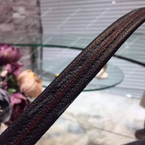 LV Ponthieu PM Monogram Empreinte Leather Marine Rouge - Image 9