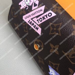 LV Sarah Wallet My LV World Tour Monogram Pink - Image 7