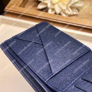 LV Multiple Wallet Epi Leather Bleu Marine - Image 7