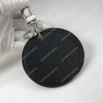 LV Mirror Bag Charm & Key Holder Epi Leather Black