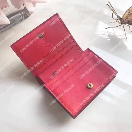 Gucci GG Supreme Card Case with Cherries - Image 4
