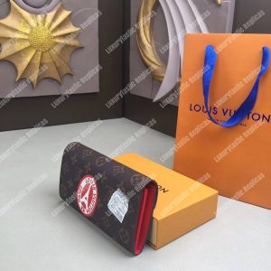 LV Sarah Wallet My LV World Tour Monogram Red - Image 7