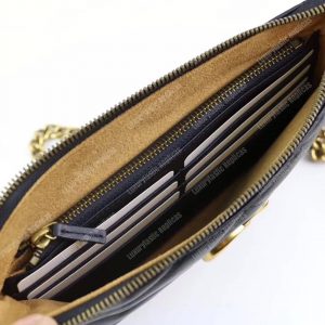 Gucci GG Marmont Mini Chain Bag Black - Image 4