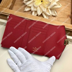 LV Pallas Compact Wallet Monogram Cerise Red - Image 5