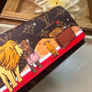 LV Sarah Wallet Lion and Cheetah - Image 3