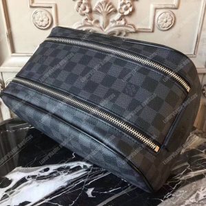 LV King Size Toiletry Bag Damier Graphite - Image 3