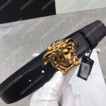 Versace Palazzo Belt with Brass Medusa Buckle