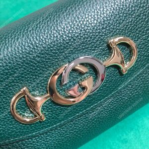 Gucci Zumi Dark Green Smooth Leather Mini Bag - Image 5