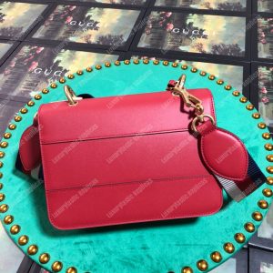 Gucci Queen Margaret Leather Bag Red - Image 7