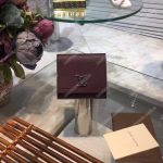 LV LockMe II Compact Wallet Taurillon Leather Prune