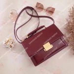 Saint Laurent Medium Bellechasse Dark Red Leather