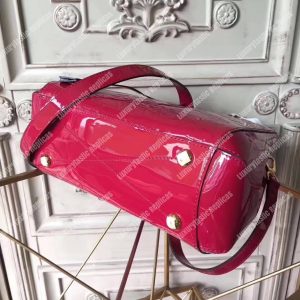 LV Montaigne BB Tote Bag Monogram Vernis - Image 8