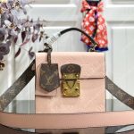 LV Spring Street Monogram Vernis Rose Ballerine