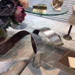 LV Monogram Shoulder Strap Silver