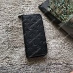 LV Zippy Wallet Vertical Monogram Shadow