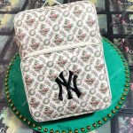 Gucci Medium Backpack with NY Yankees™ Patch Floral