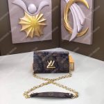 LV Twist Chain Wallet Monogram