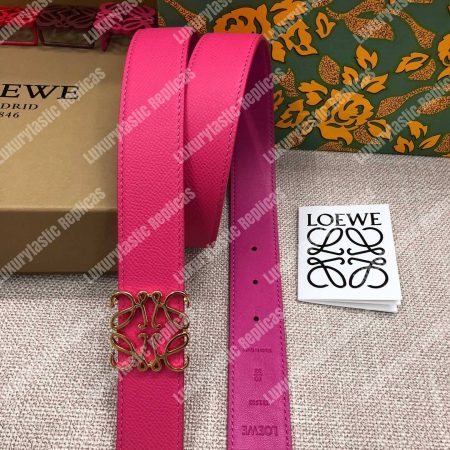 Loewe Anagram Belt 3.2Cm Pink - Image 6