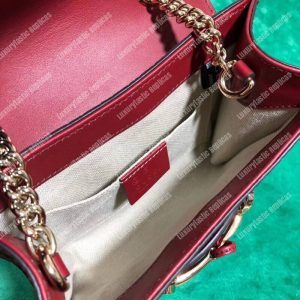 Gucci Emily Mini Micro Guccissima Bag Red - Image 3